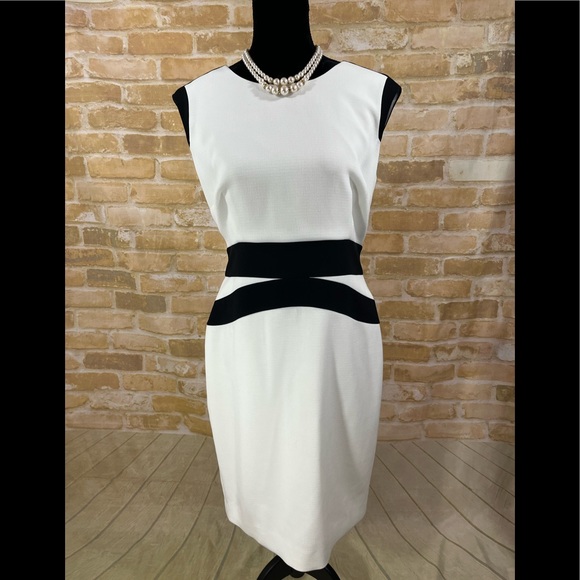 Fenn Wright Manson Dresses & Skirts - 🆕Fenn Wright Manson White and Black Dress Size 16 NWOT